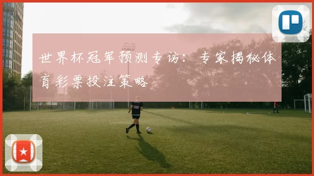 世界杯冠军预测专访:专家揭秘体育彩票投注策略