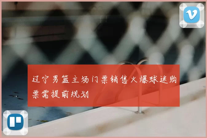 辽宁男篮主场门票销售火爆球迷购票需提前规划