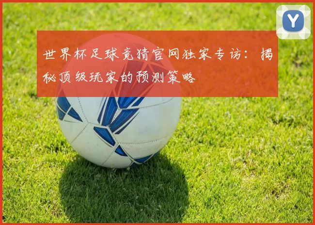 世界杯足球竟猜官网独家专访：揭秘顶级玩家的预测策略