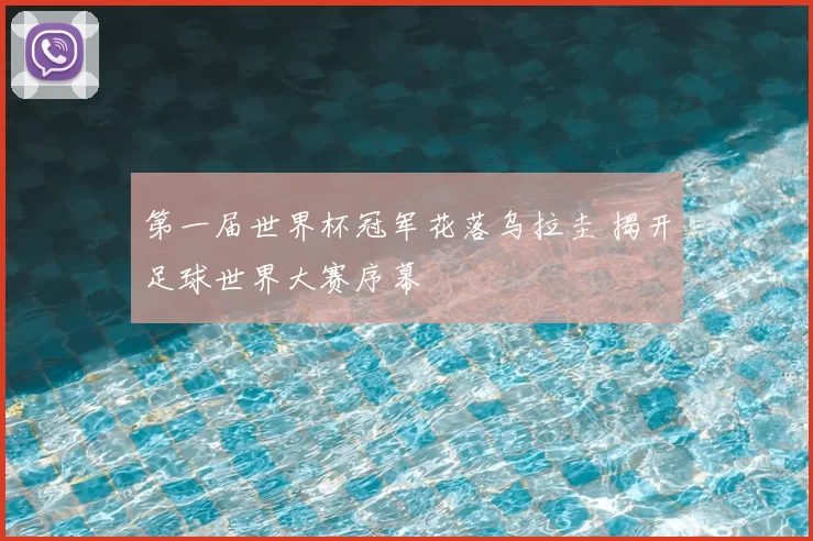 第一届世界杯冠军花落乌拉圭 揭开足球世界大赛序幕