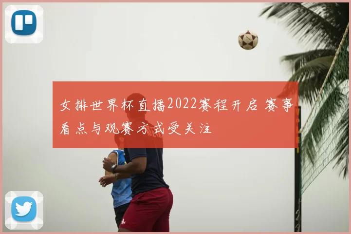 女排世界杯直播2022赛程开启 赛事看点与观赛方式受关注